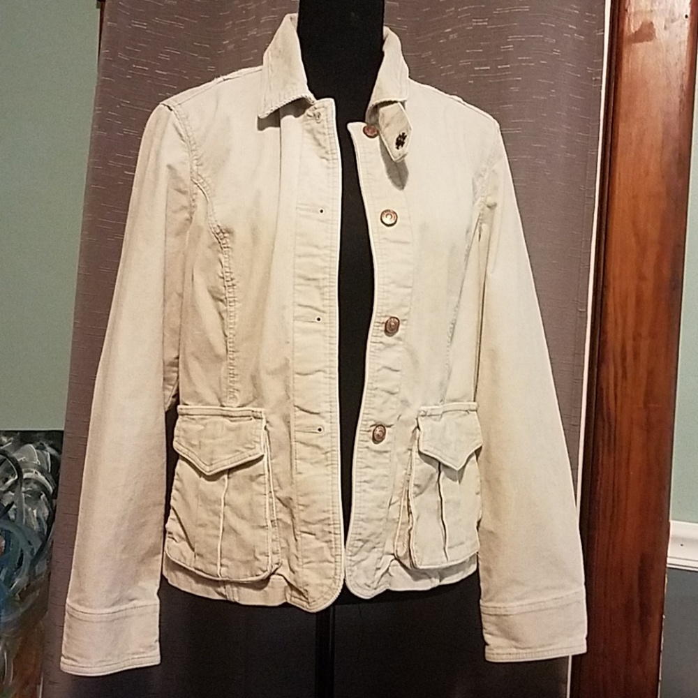 Eddie Bauer Jacket Cream colored